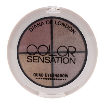 Diana Of London Color Sensation Quad Eyeshadow 06 Burlesque