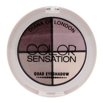 Diana Of London Color Sensation Quad Eyeshadow 01 Memories
