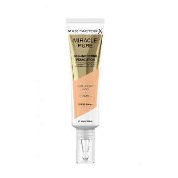 Max Factor Miracle Pure Skin Improving Foundation 24H Hydration - 30 Porcelain - 3616302638727