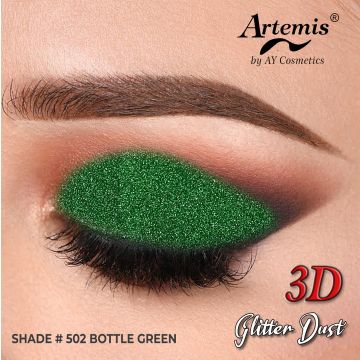 Artemis Glitter Dust Square - 502 Bottle Green