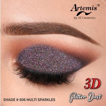 Artemis Glitter Dust Square - 506 Multi Sparkles