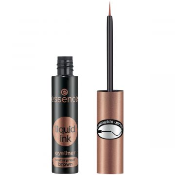 Essence - Liquid Ink Eyeliner Waterproof - 02 Brown - 4059729306500