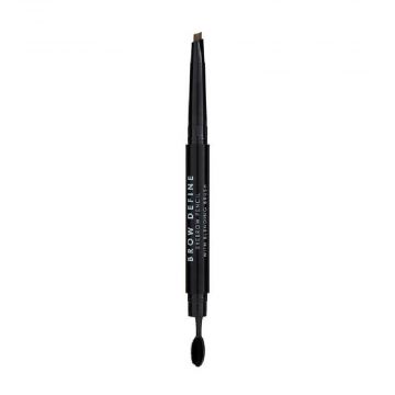 MUA Pencil Brow Define Eyebrow with Blending Brush - Mid Brown - 5055402965438