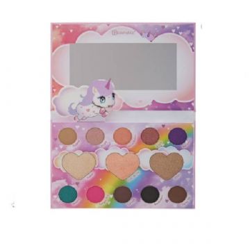 BH Cosmetics Marvycorn 13 Color Shadow & Highlighter Palette 